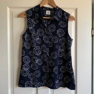 CAbi Dandelion sleeveless blouse